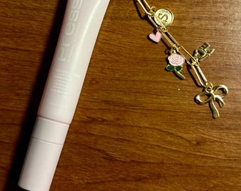 Pressed Lip Balm, Daily Self-Care Balm with Gold Charms