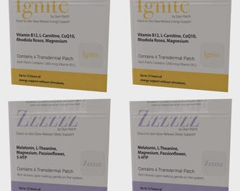 Day and Evening Wearable Patch Set, 4-Pack