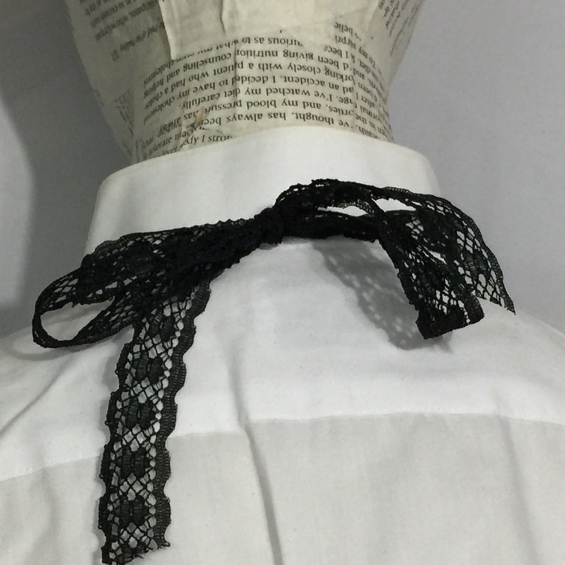 cosplay Geechlark 5957 Goth lace Jabot vamp lace collar Witch necktie