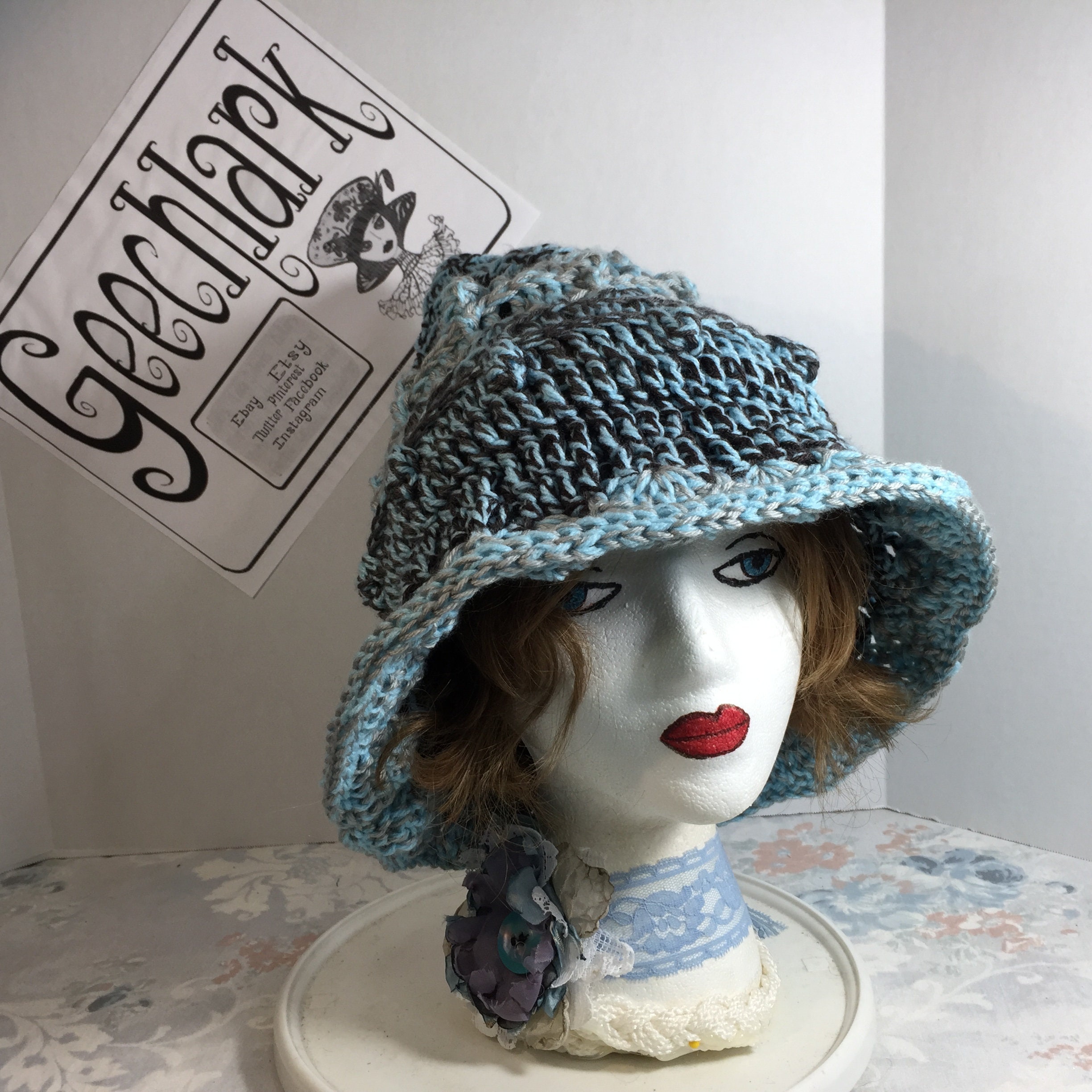 Crochet Witch Hat Forest Core Gnome Goblin Fairy Gift L - Etsy