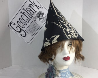 Nature House Witch Hat, gnome hat, fairy cap, gift for women, size Large, Geechlark 6250