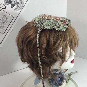 Folk festival cap cottage core bonnet, gnome, goblin, fairy cap, Geechlark 6828