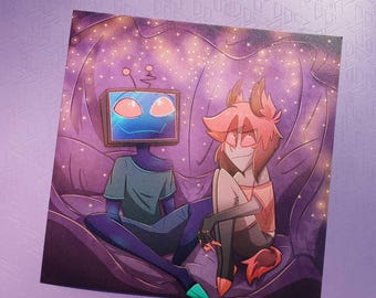 Vox & Alastor - Stars Print (5x5)