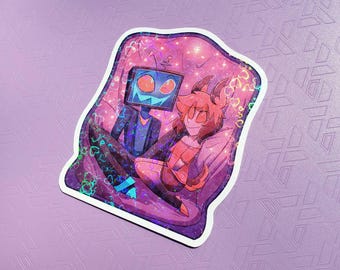 Vox & Alastor Stars Sticker