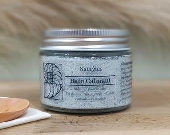 Bain Calmant - Lavande - Sel de mer et sel d'Epsom - Avoine colloïdale - Végan