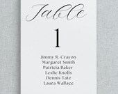 Wedding Seating Chart Cards, Rehearsal Dinner Table Numbers, Table Numbers, Reserved Seating Wedding, Canva Download Template