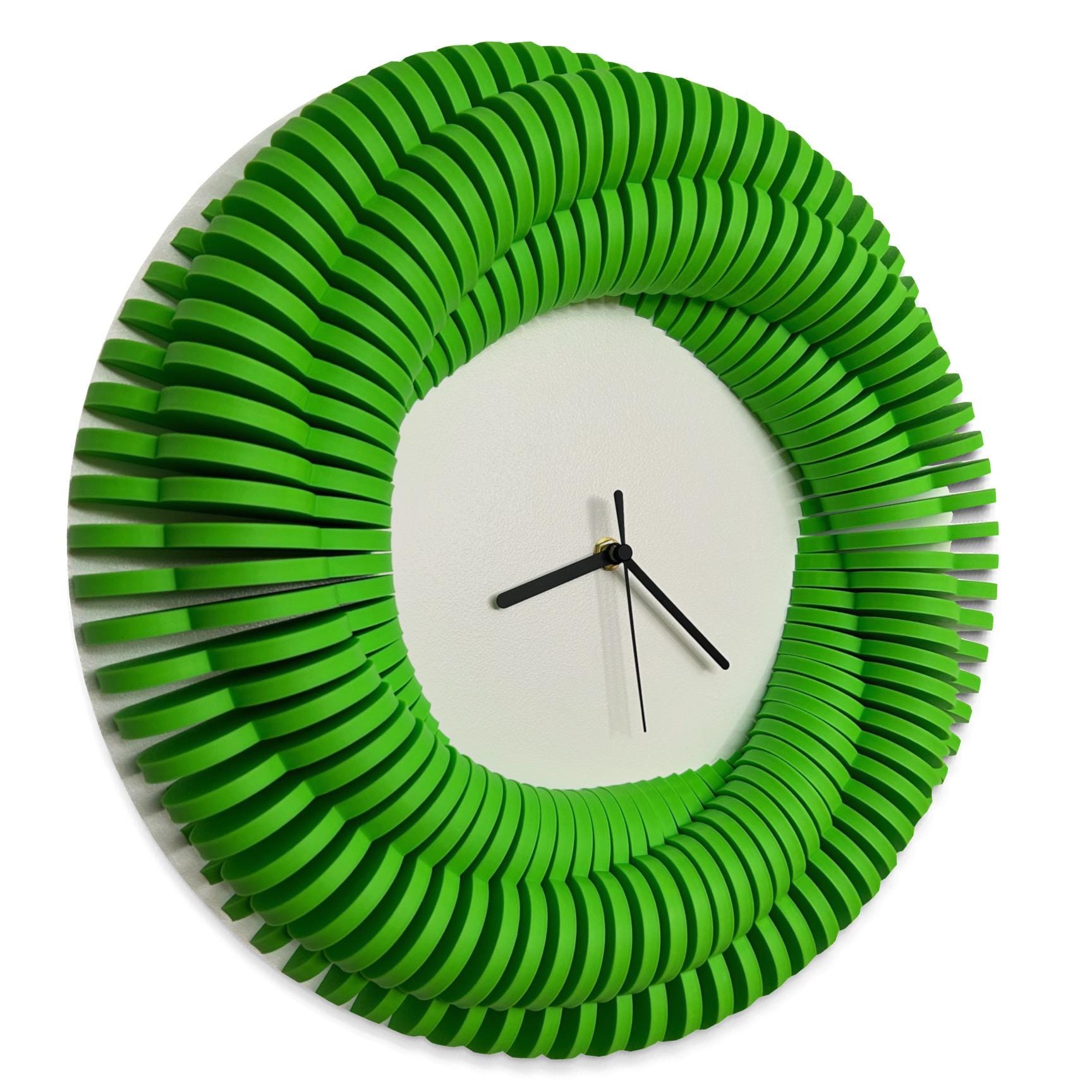 Vangold Araba Moderno Mute DIY Grande Orologio da Parete 3D Adesivo Home Office Decor Regalo – 2 Anni di Garanzia, Nero