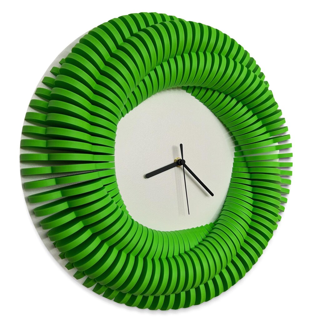 Vangold Orologio Da Parete Fai-da-te 3D Con Numeri Arabi Autoadesivi, Design Moderno Senza Cornice, Colore Argento, Regalo Per Casa E Ufficio