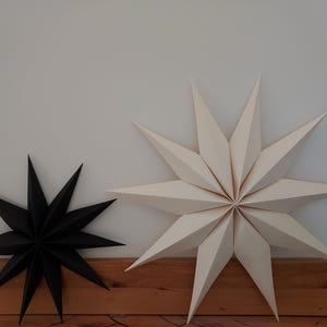 Stella di carta grande | Stella di cartone | Poinsettia ***** elegante e senza tempo ***** fatta a mano | diversi colori e dimensioni