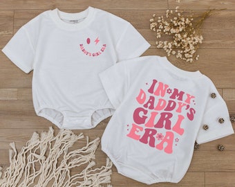 In My Daddy's Girl Era Baby Romper, Newborn Bodysuit, Baby Shower Gift, Gift For Daughter From dad Shirt, Pregnancy Announcement Baby Outfit