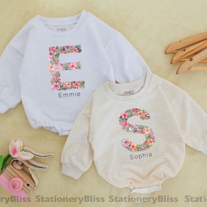 STAFAZ Custom Baby Romper, Custom Bodysuit, Personalized Baby Gift, Name Romper Outfit, Baby Shower Gift, Baby Girl Clothes, Newborn Clothes