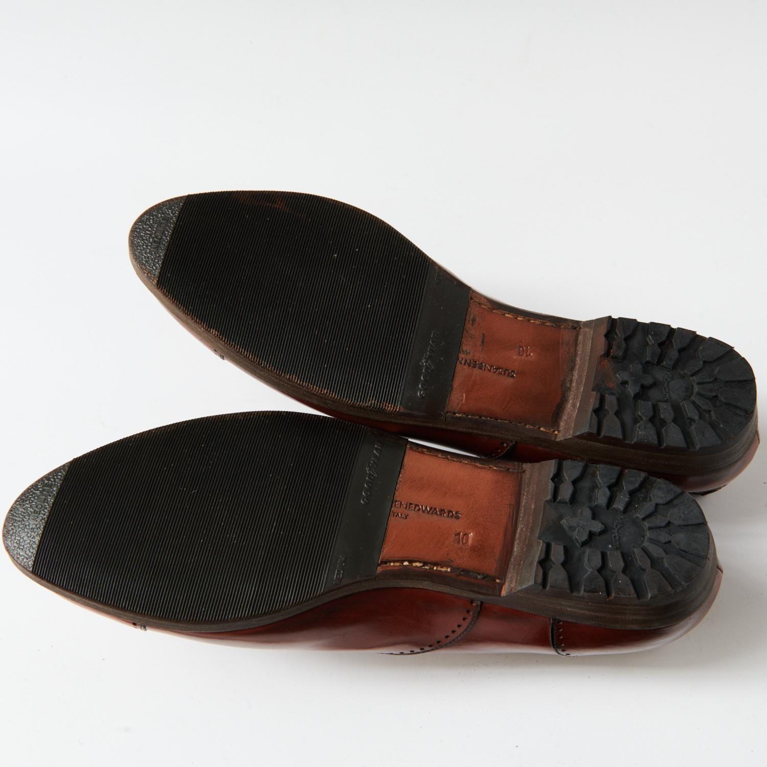 80s - SUSAN BENNIS - WARREN EDWARDS - Shoes - Men\'s - 10 - Brown Leather 80s - Susan Bennis - Warren Edwards - Shoes - Men main image 2