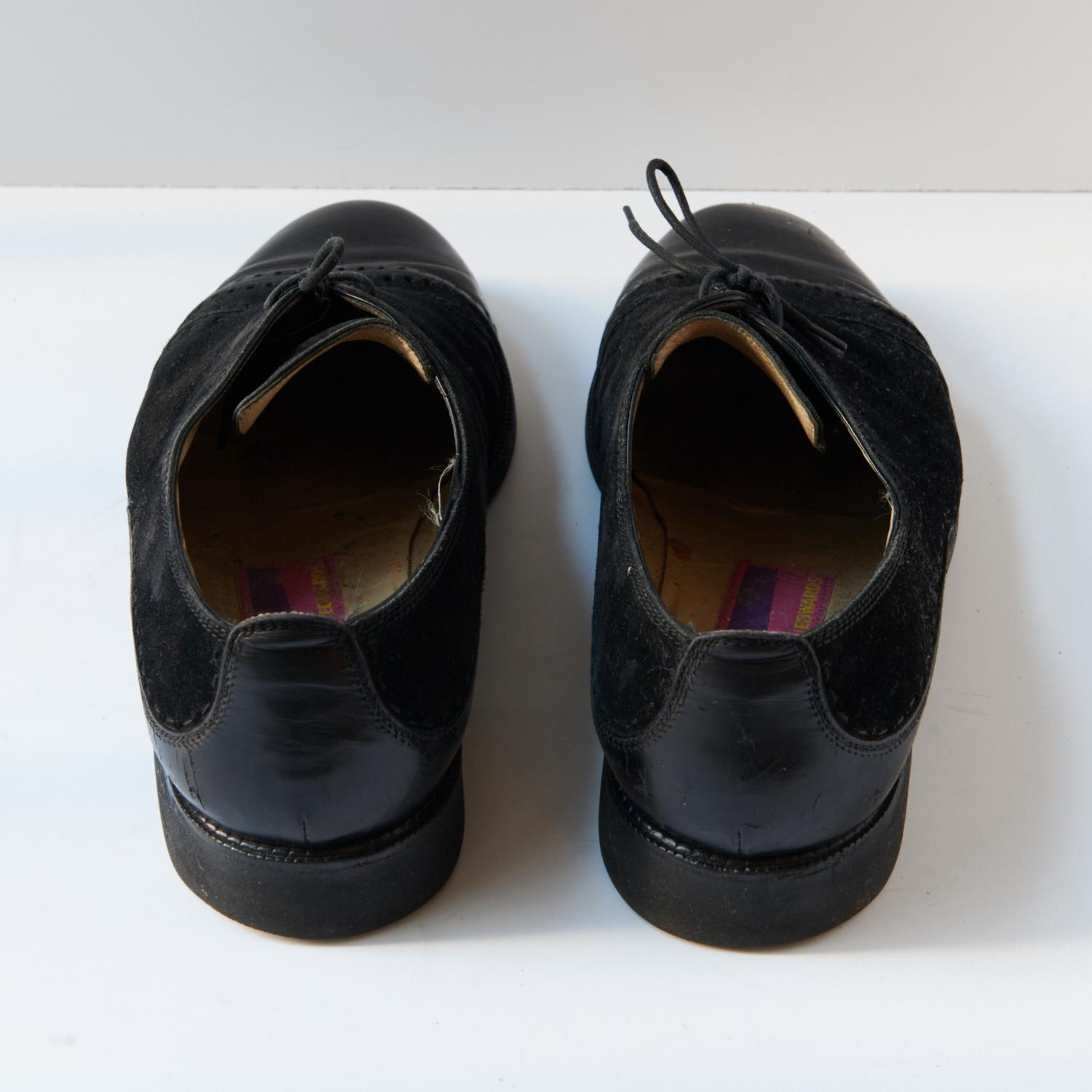 80s - SUSAN BENNIS - WARREN EDWARDS - Shoes - Men\'s - 10 - BLK Suede 80s - Susan Bennis - Warren Edwards -shoes - Men main image 4