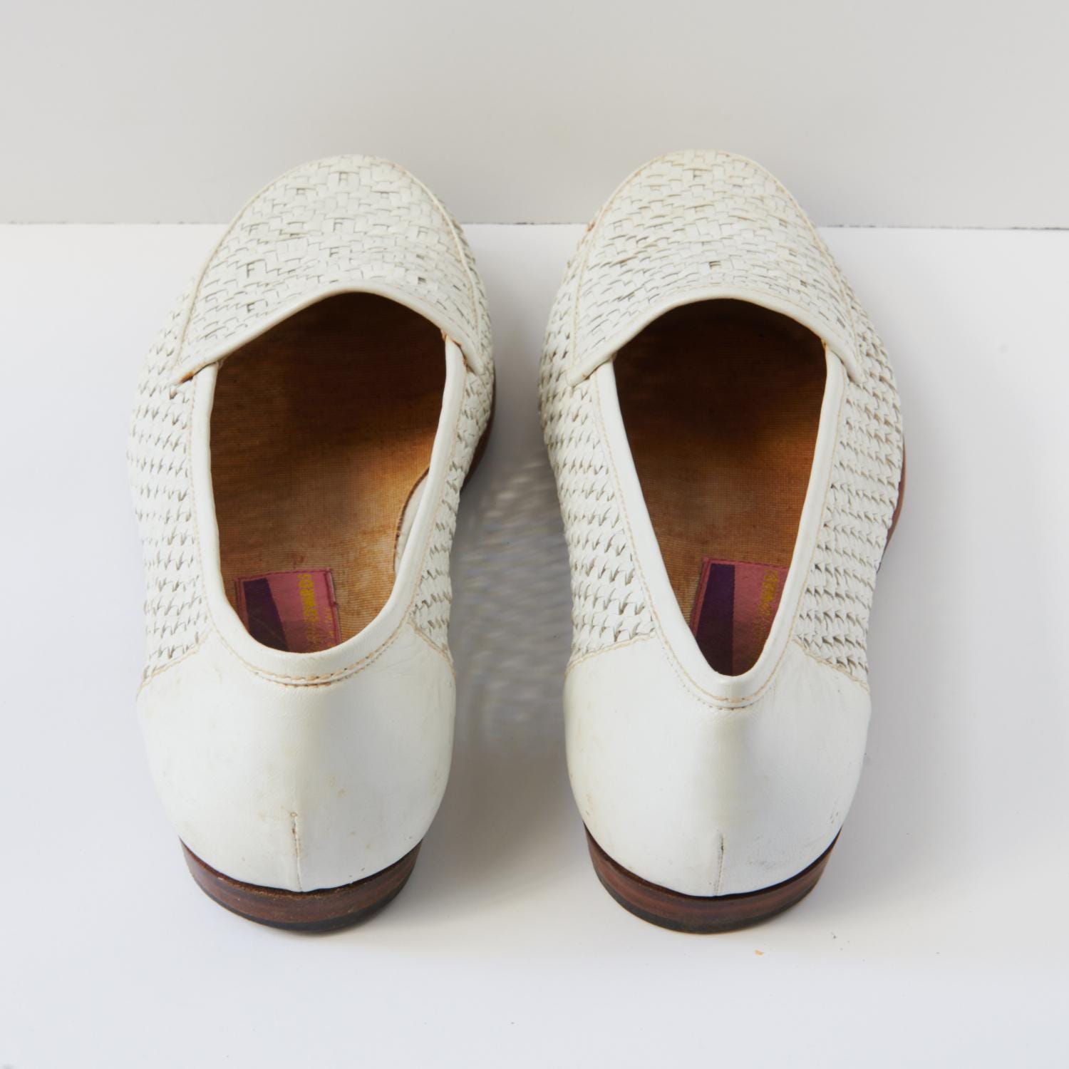 80s - SUSAN BENNIS - WARREN EDWARDS - Loafers - Men\'s - 10 - Wht - Leather Susan Bennis Warren Edwards Tassel Loafers — F.E. Castleberry main image 4