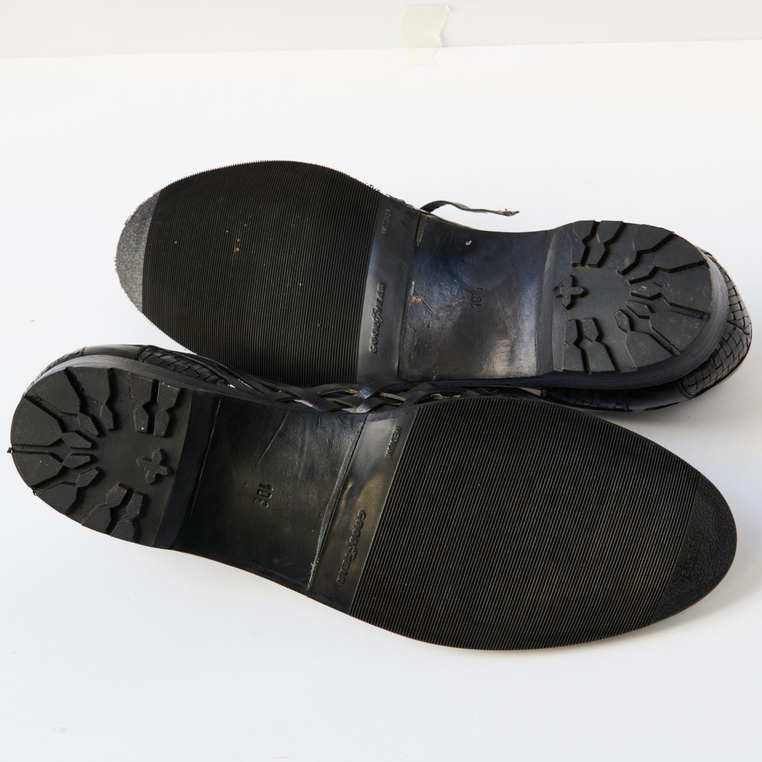 80s - SUSAN BENNIS - WARREN EDWARDS - Sandals - Men\'s - 10 - BLK Leather 80s - Susan Bennis - Warren Edwards - Sandals - Men main image 4