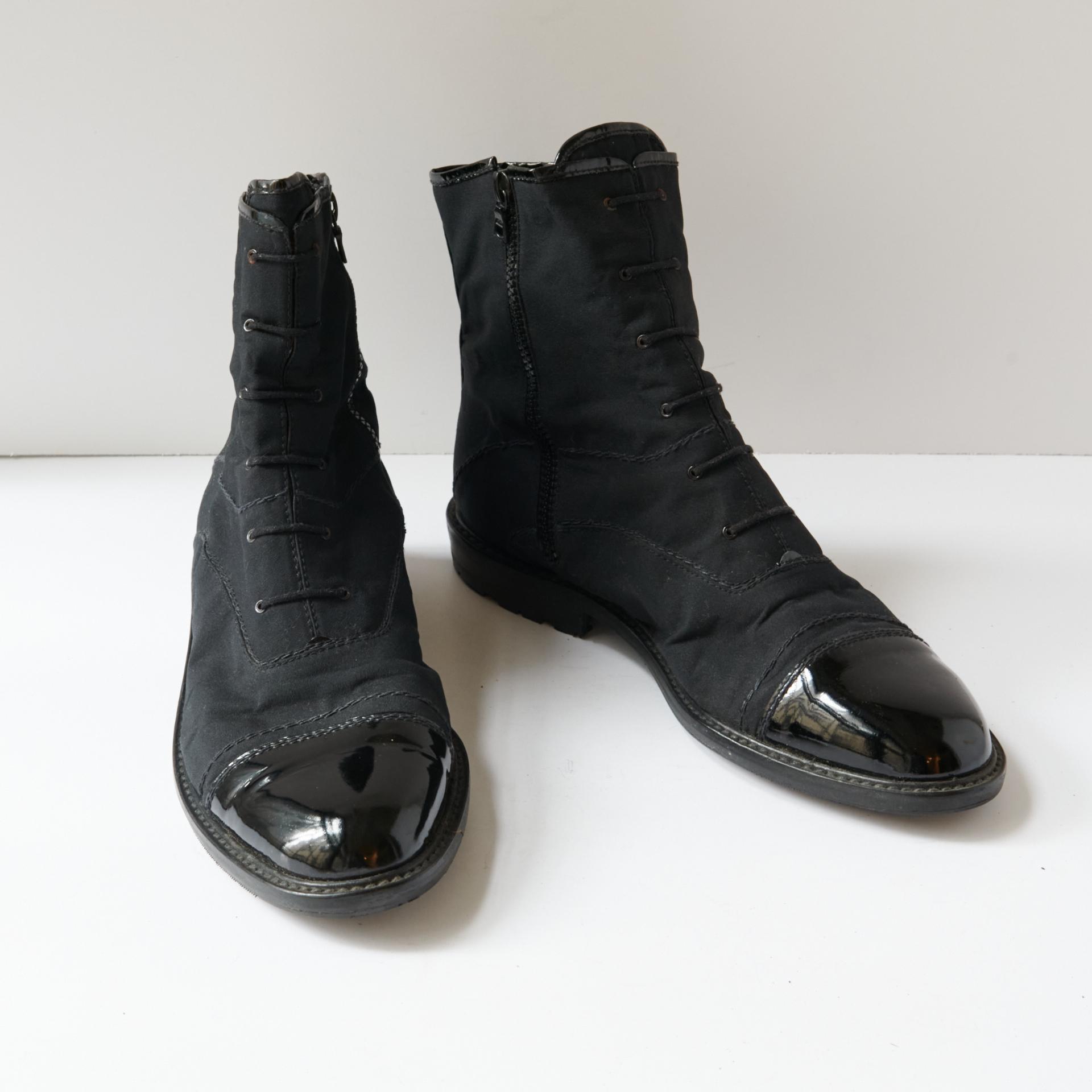 80s - SUSAN BENNIS - WARREN EDWARDS - Boots - Men\'s - 10 - BL Canvas 80s - Susan Bennis - Warren Edwards - Boots - Men main image 3