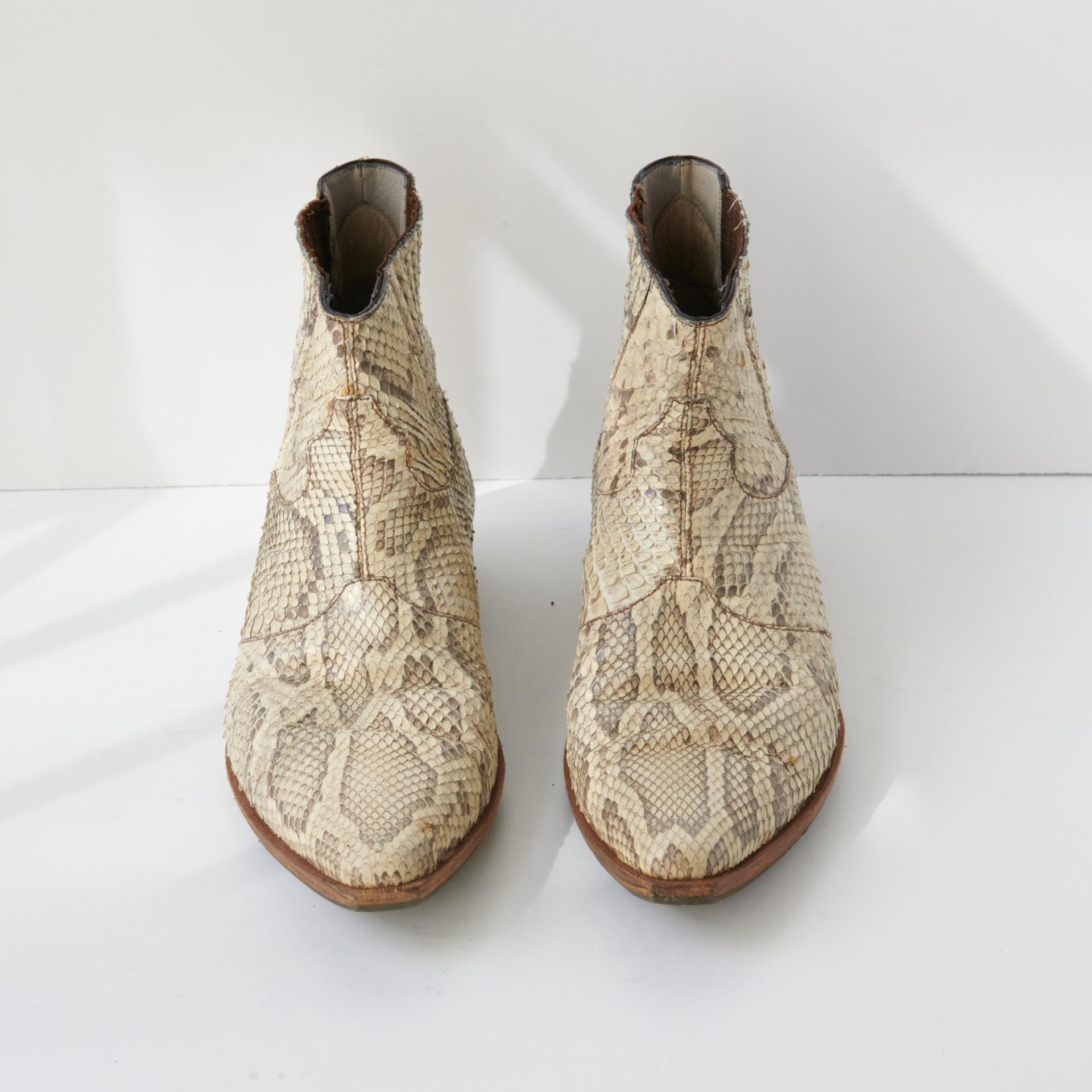 80s - SUSAN BENNIS - WARREN EDWARDS - Boots - Men\'s - 9.5 - Python 80s - Susan Bennis - Warren Edwards - Boots - Men main image 4