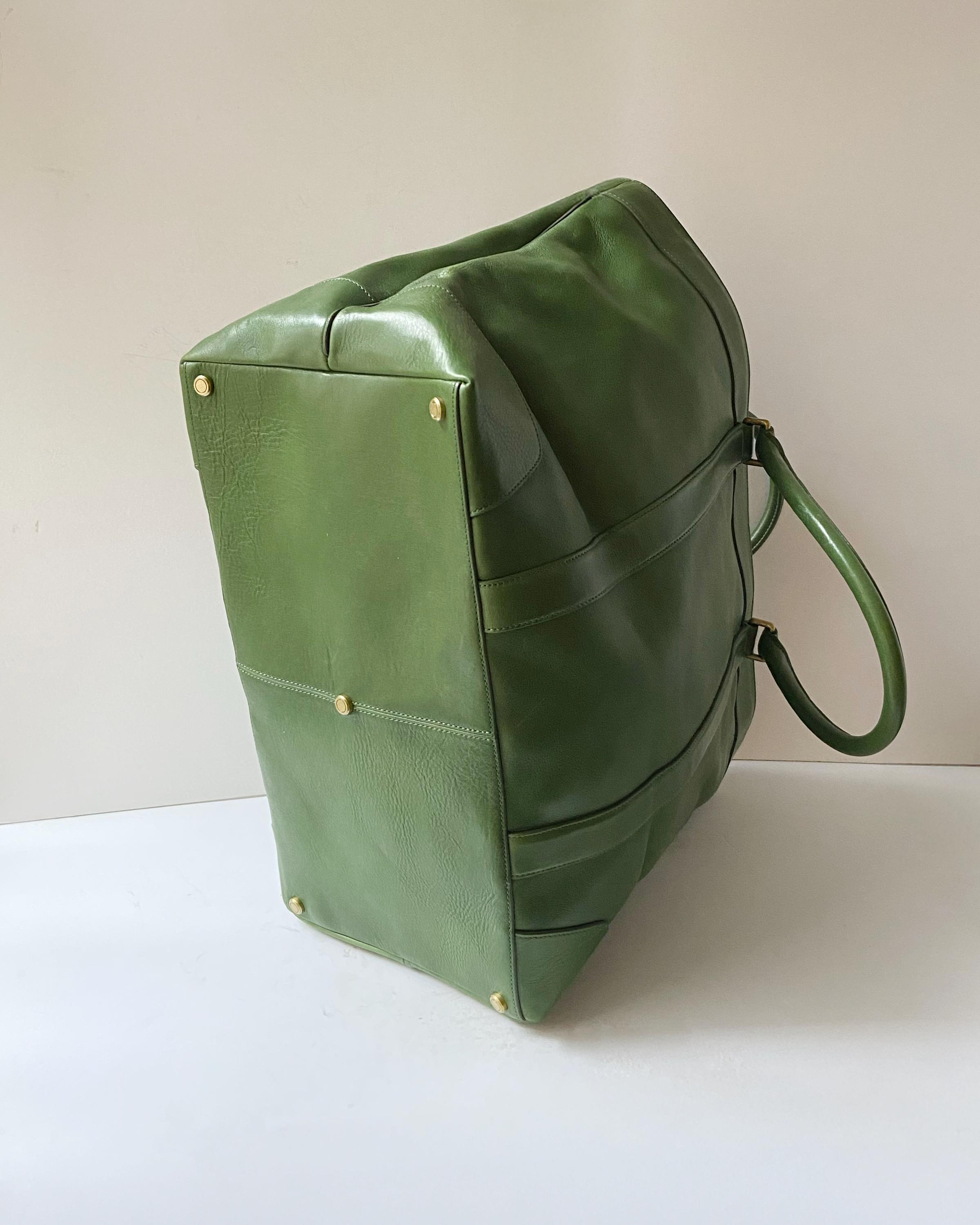 Coach - Limited Edition Green Leather Tote – Excellent Condition