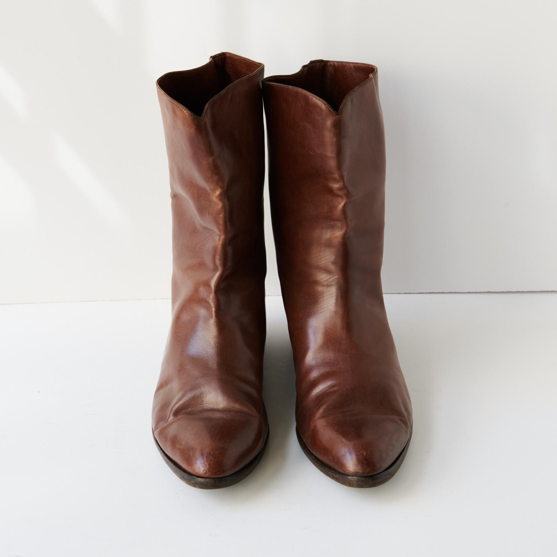 80s - SUSAN BENNIS - WARREN EDWARDS - Boots - Men\'s - 10.5 - BRN Leather 80s - Susan Bennis - Warren Edwards - Boots - Men main image 3