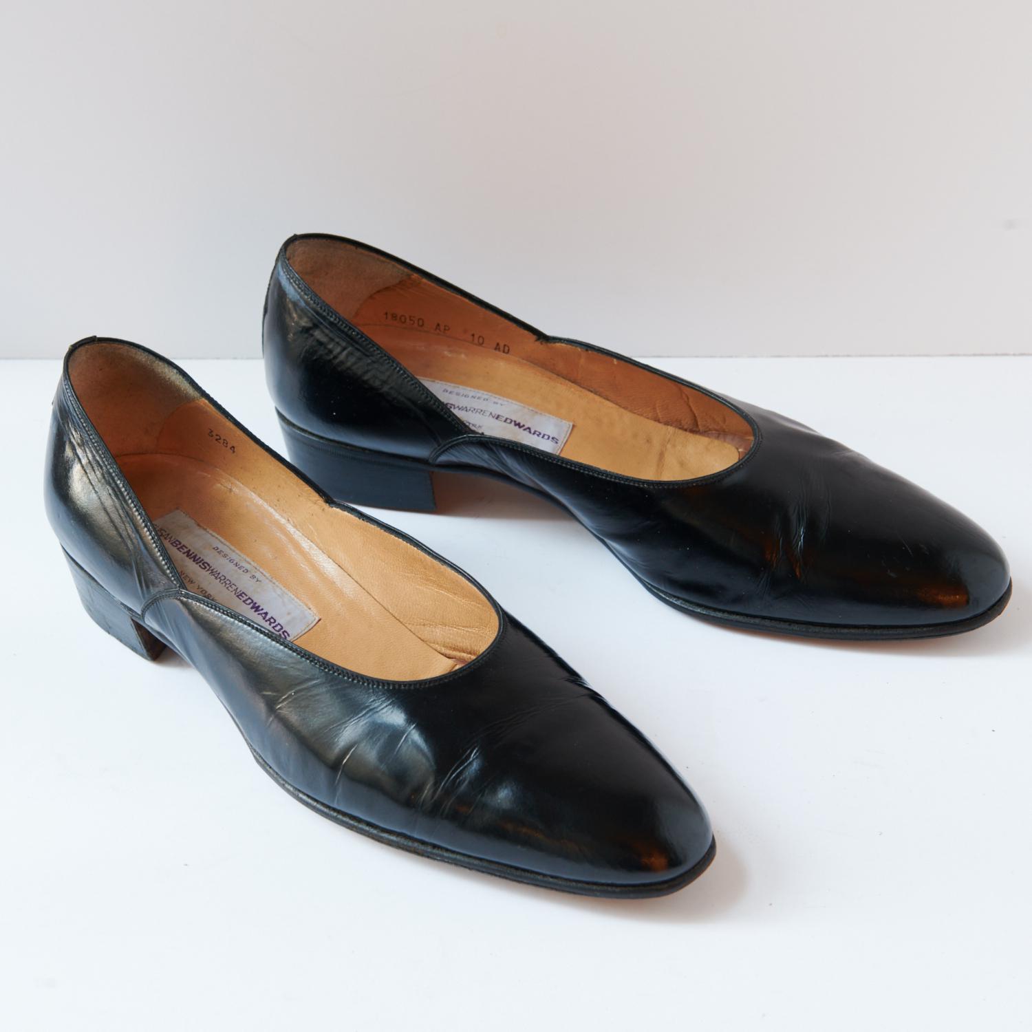 Vintage 80s RARE - Susan Bennis Warren Edwards Black and White Tassel Loafers 80s - Susan Bennis - Warren Edwards - Loafer - Men main image 2