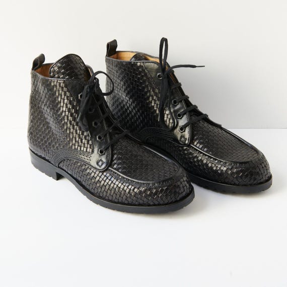 80s - SUSAN BENNIS - WARREN EDWARDS - Shoes - Men\'s - 10 - BLK - Woven 80s - Susan Bennis - Warren Edwards - Sandals - Men main image 3