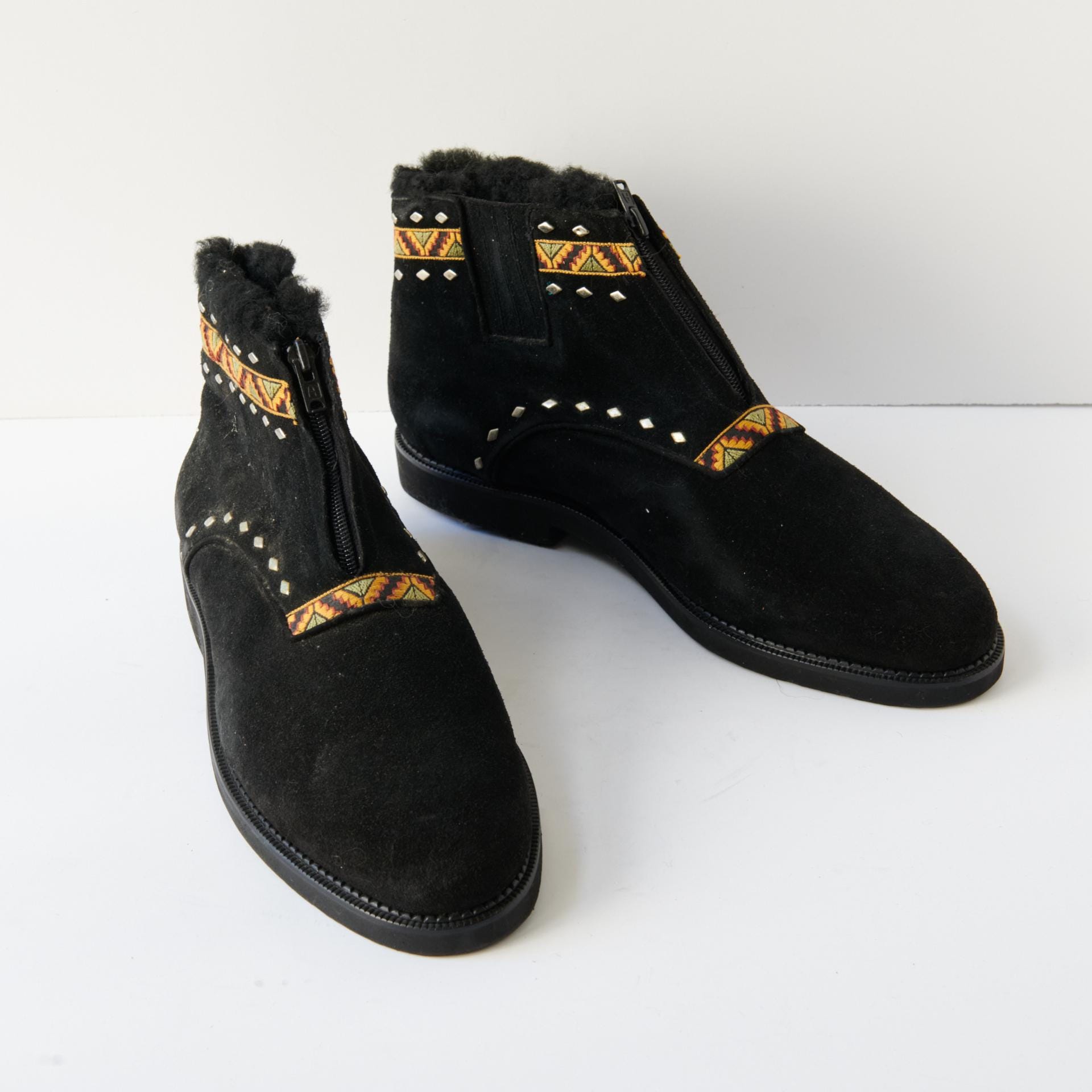 80s - SUSAN BENNIS - WARREN EDWARDS - Boots - Men\'s - 10 - BRN Suede 80s - Susan Bennis - Warren Edwards - Boots - Men main image 3