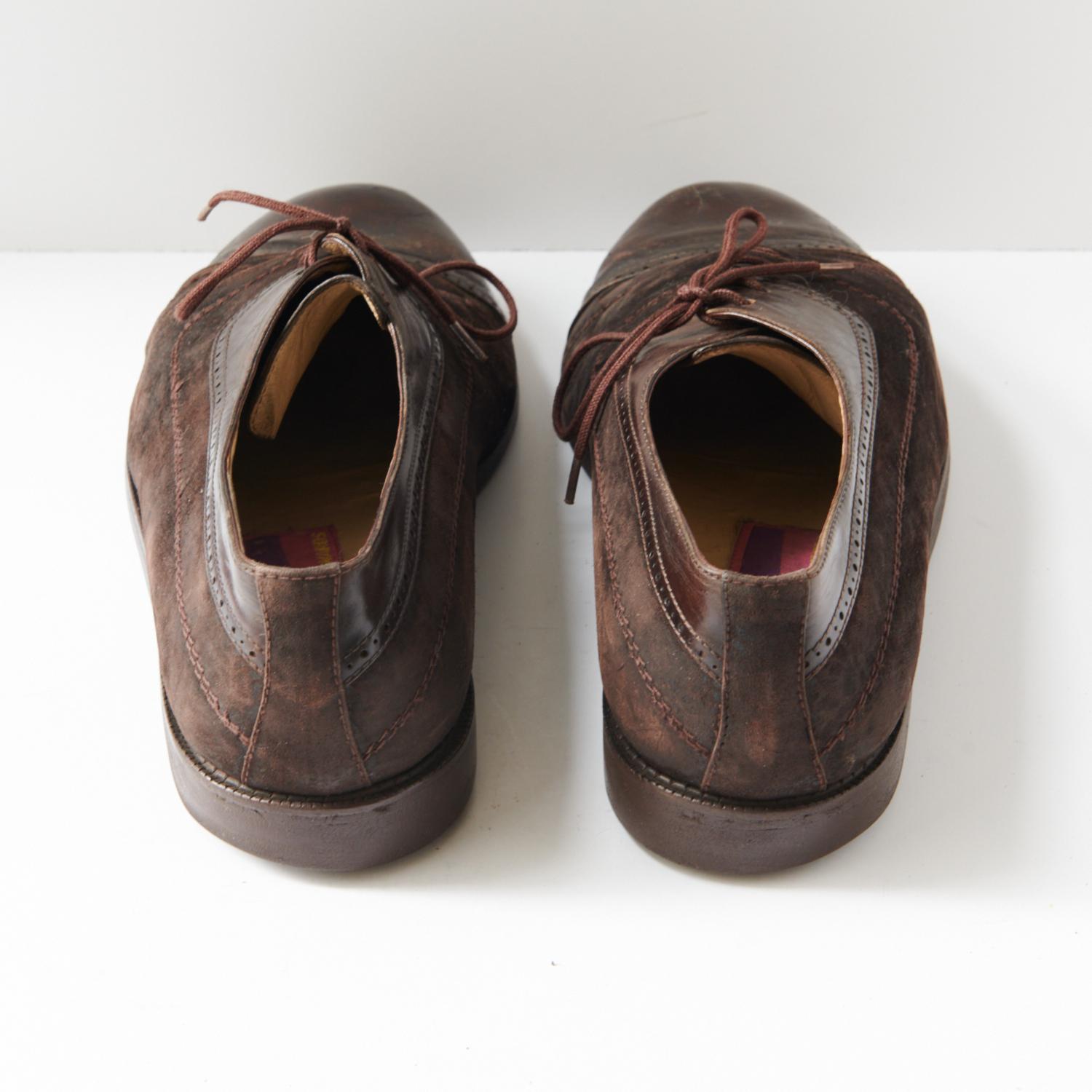 80s - SUSAN BENNIS - WARREN EDWARDS - Shoes - Men\'s - 10 - Brown Suede 80s - Susan Bennis - Warren Edwards - Shoes - Men main image 4