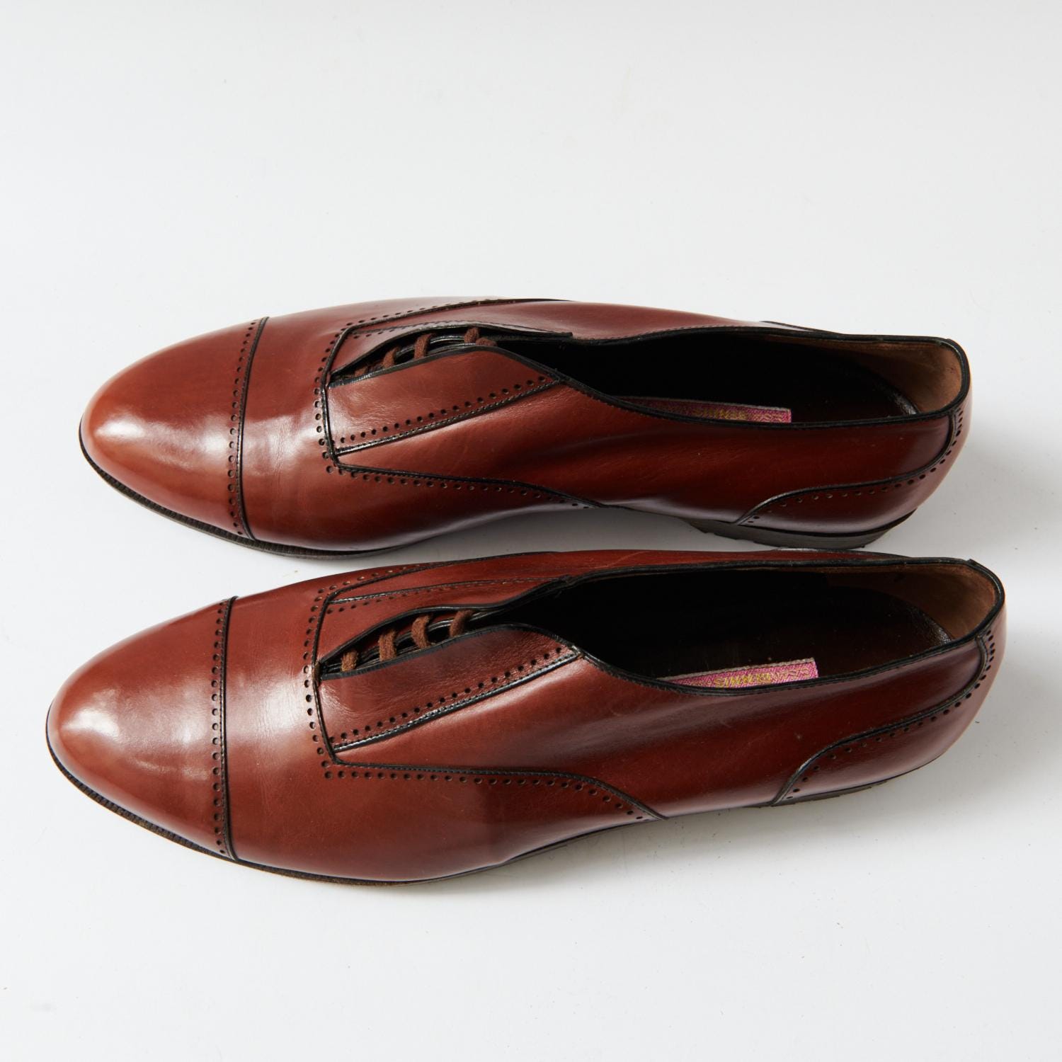 80s - SUSAN BENNIS - WARREN EDWARDS - Shoes - Men\'s - 10 - Brown Leather 80s - Susan Bennis - Warren Edwards - Shoes - Men main image 3