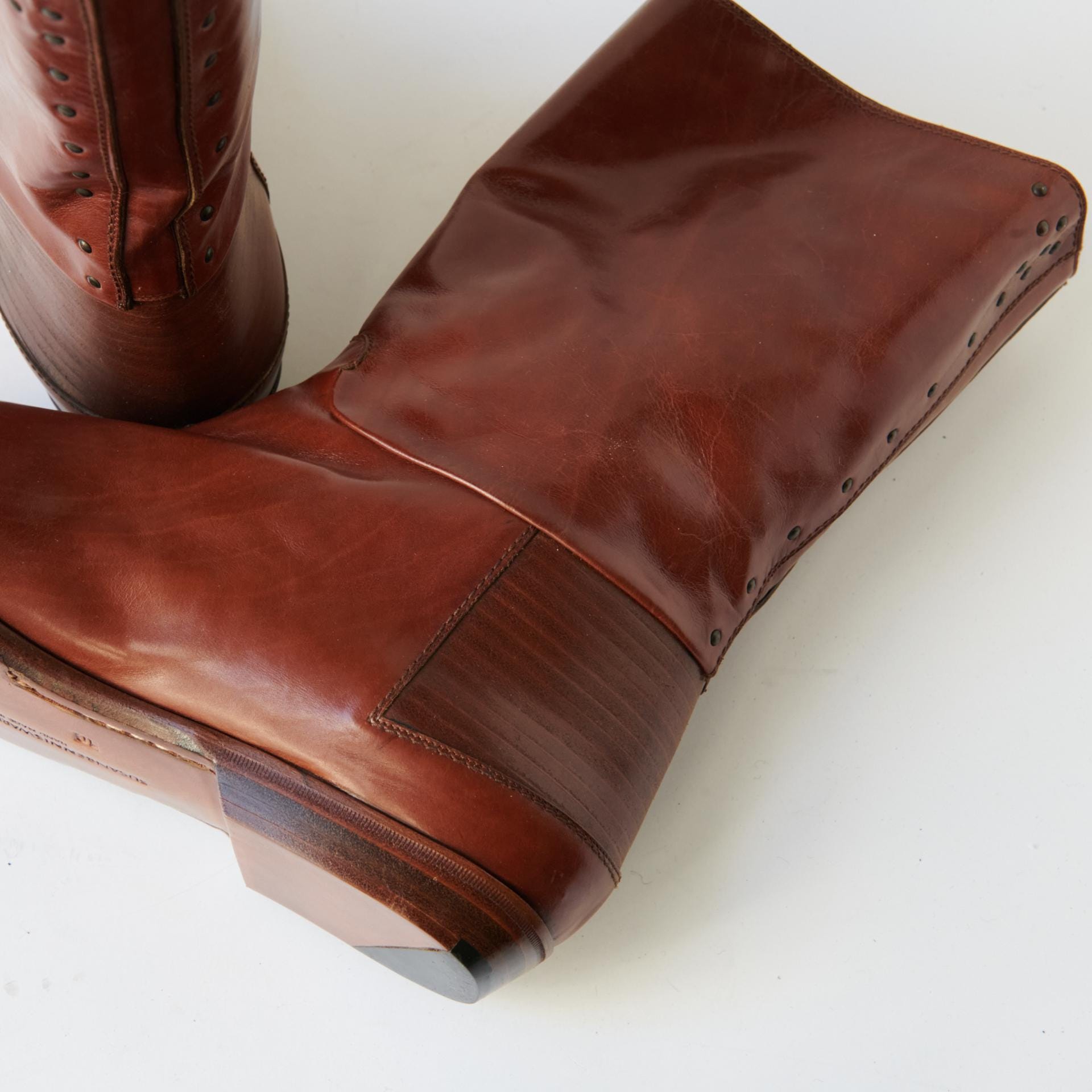 80s - SUSAN BENNIS - WARREN EDWARDS - Boots - Men\'s - 10.5 - BRN Leather 80s - Susan Bennis - Warren Edwards - Boots - Men main image 2