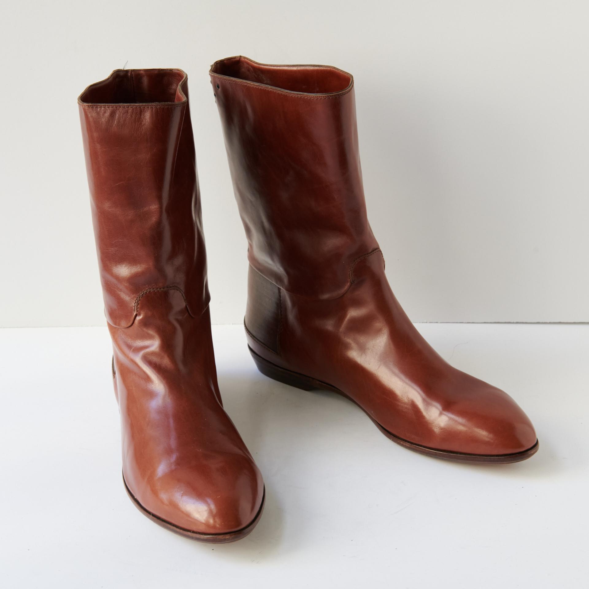 80s - SUSAN BENNIS - WARREN EDWARDS - Boots - Men\'s - 10 - BRN Leather 80s - Susan Bennis - Warren Edwards - Boots - Men main image 3