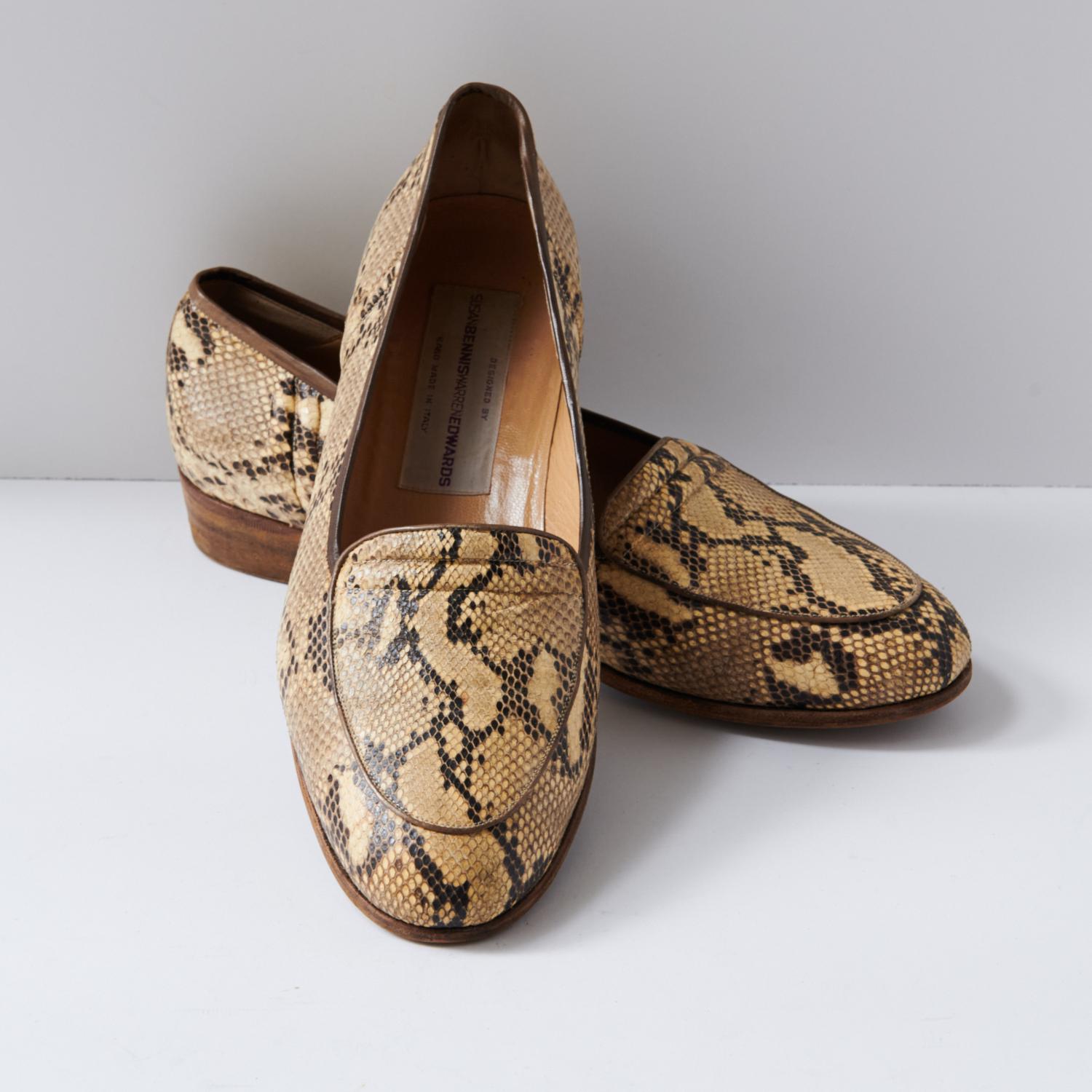 80s - SUSAN BENNIS - WARREN EDWARDS - Loafer - Men\'s - 10 - Tan Woven 80s - Susan Bennis - Warren Edwards - Loafer - Men main image 3