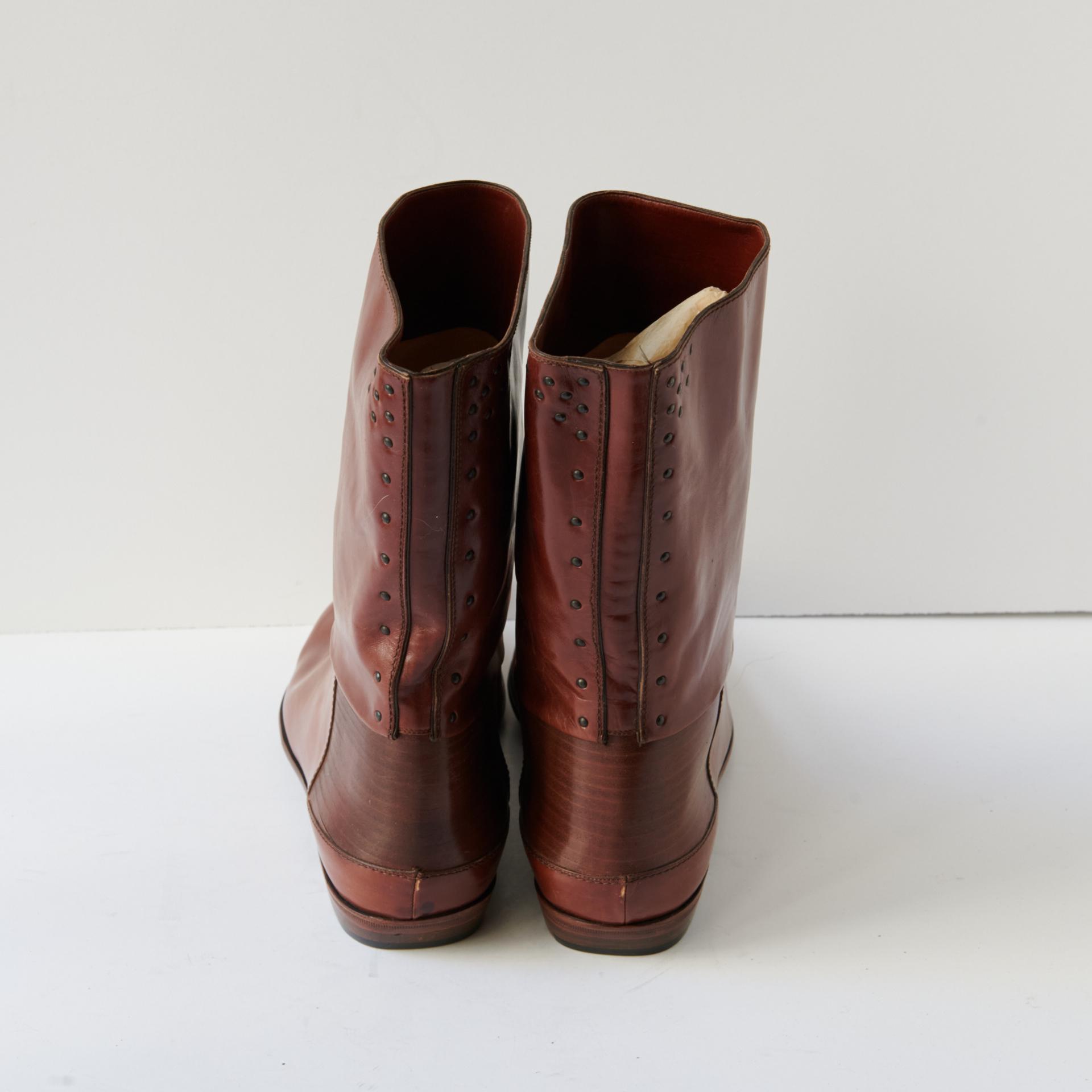 80s - SUSAN BENNIS - WARREN EDWARDS - Boots - Men\'s - 10 - BRN Leather 80s - Susan Bennis - Warren Edwards - Boots - Men main image 2