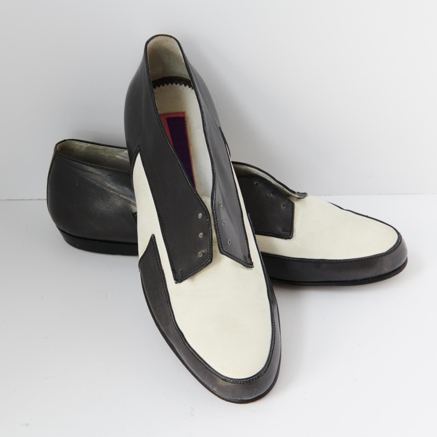 80s - SUSAN BENNIS - WARREN EDWARDS - Shoes - Men\'s - 10.5 - BLK Velvet Tuxedo 80s - Susan Bennis - Warren Edwards -shoes - Men main image 2
