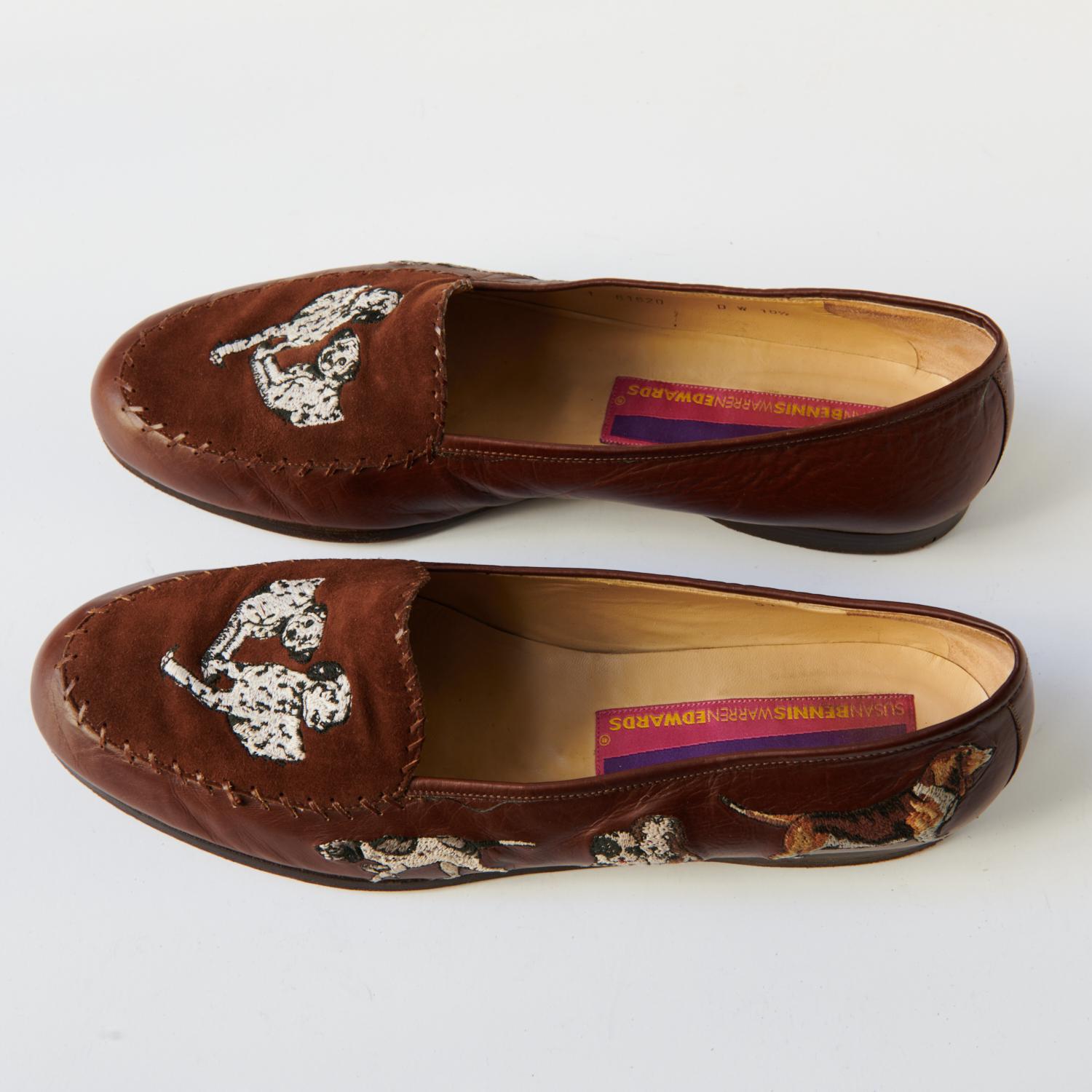 80s - SUSAN BENNIS - WARREN EDWARDS - Loafer - Men\'s - 10.5 - Brown Leather 80s - Susan Bennis - Warren Edwards - Loafer - Men main image 2