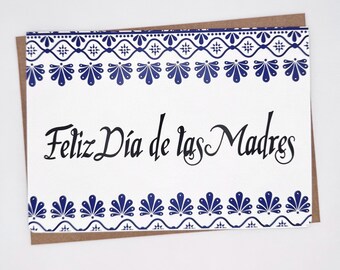 Feliz Día De Las Madres-kaart | Spaanse Moederdagkaart