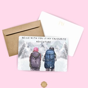 Essere con te è la mia avventura preferita Biglietto di San Valentino o di anniversario