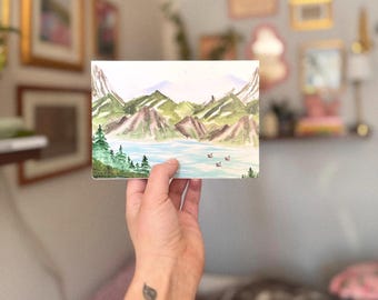 On a Journey || Landscape, Scene, Outdoors, Birthday, Mutli Purpose Greeting Card