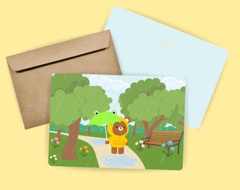Carte de voeux de printemps