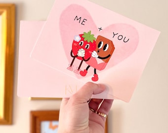 Me + You || Cute Valentines Day, Anniversary, Wedding, Multi Purpose Greeting Card