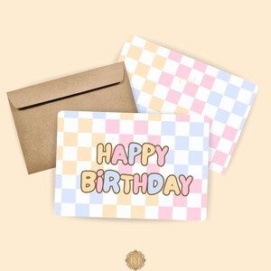 Cartão de Feliz Aniversário Xadrez