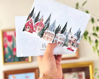 Winter on the Block || Christmas, Seasonal, Festive, Holiday, Multi Use Greeting Card