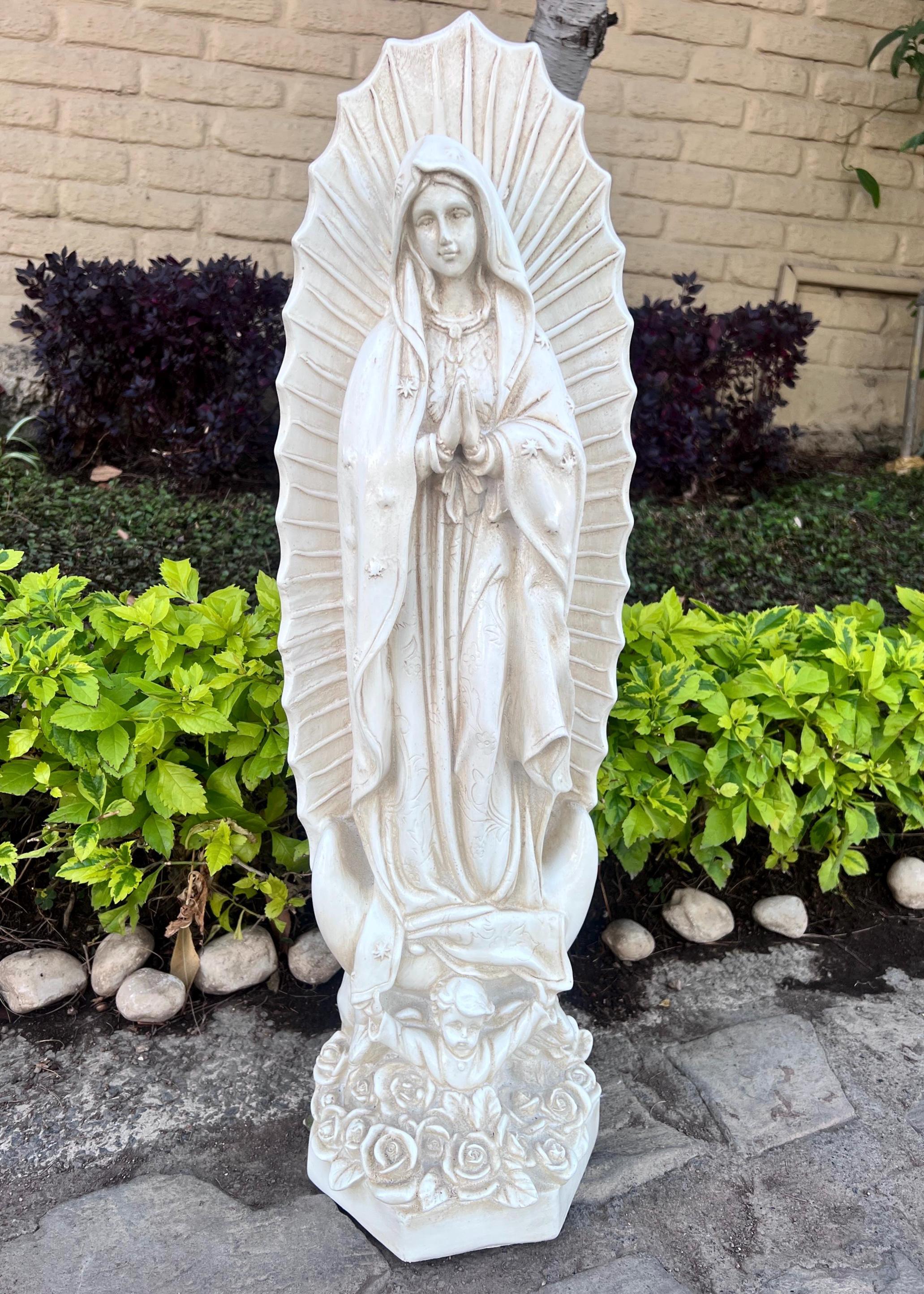 Virgen De Guadalupe Garden Statue - Etsy