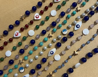 Custom Charm Wraparounds | Bead Bracelet & Necklace | Hand-Crafted