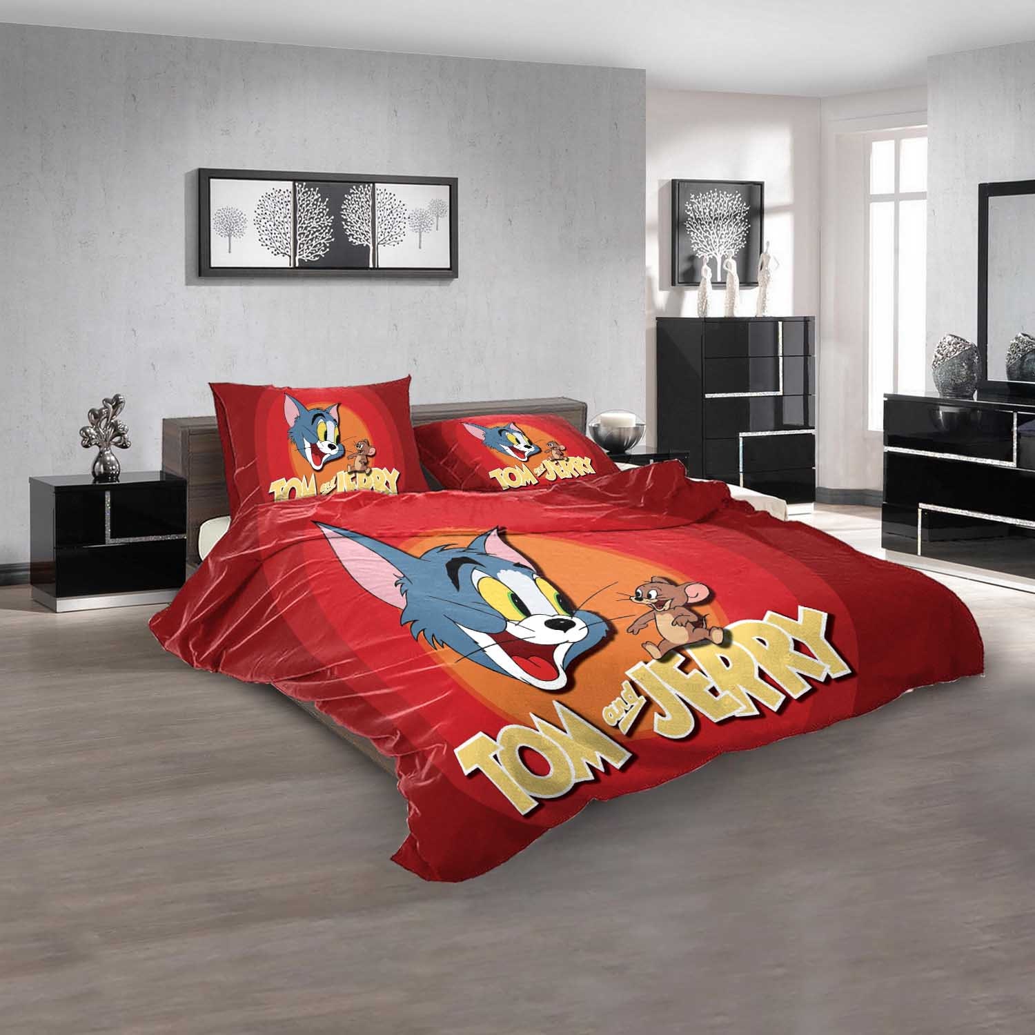Cartoon Movies Tom And Jerry Bedding Sets