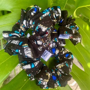 Space Man Regular Size Scrunchie | Space themed hair tie | hair accessory