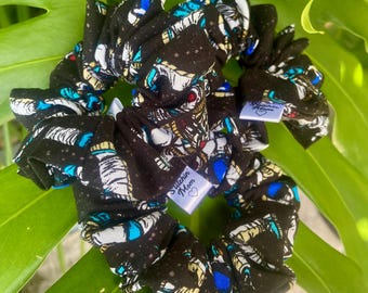 Coletero de tamaño regular con temática espacial / Accesorio para el cabello con temática espacial