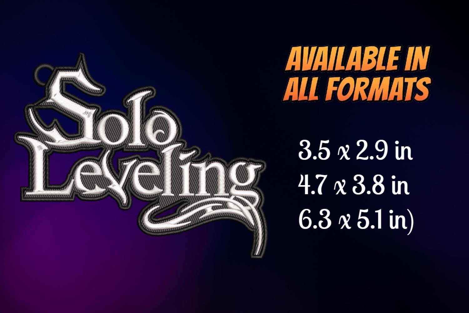 Logo / Autocollant Solo Leveling - Neuf (marque Générique)