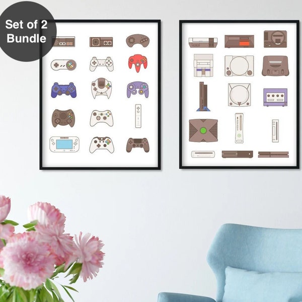 Video Game Wall Art Etsy
