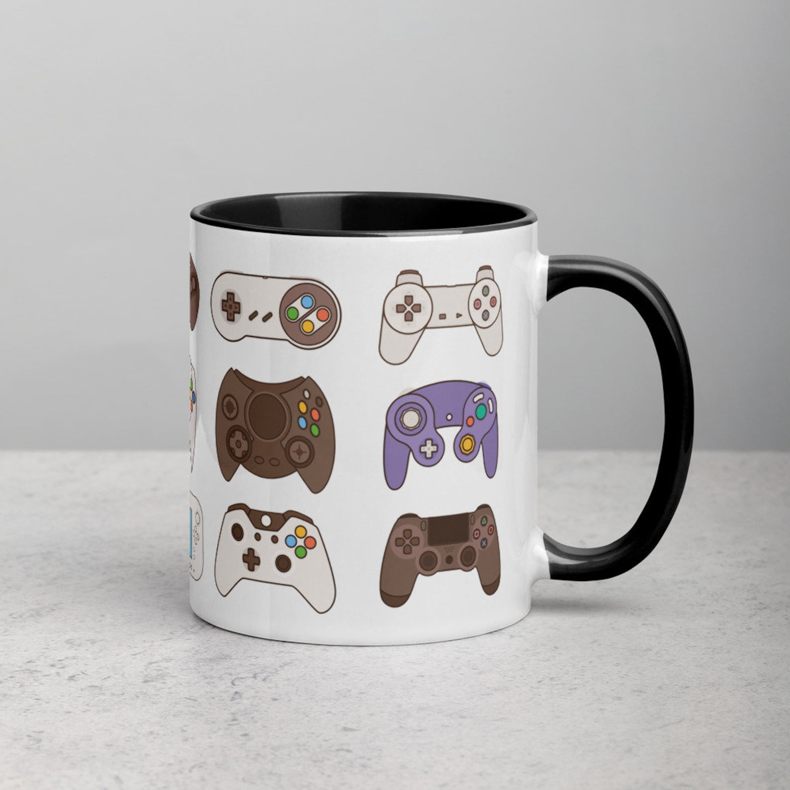 video game ceramic travel mug