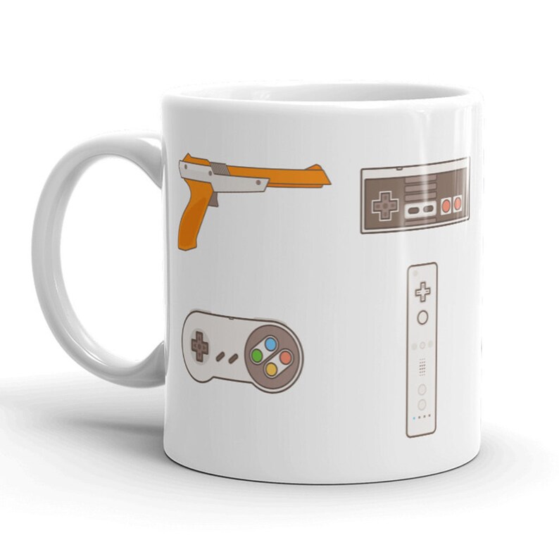 Personalized Gamer Coffee Mug Gift Retro Video Game Etsy